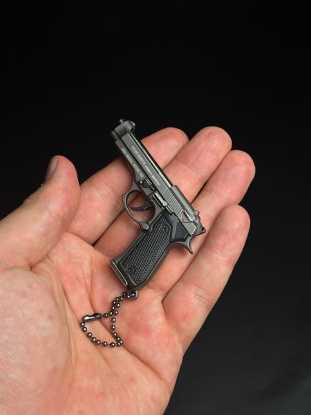 Beretta MultiTool металевий розбірний брелок-пістолет, темно сірий BREL-92.2 фото