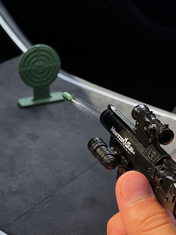 Стріляючий брелок Bazooka з мішенню та снарядами BREL-114 фото