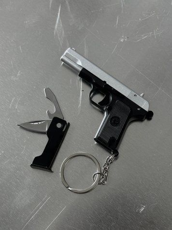 TT MultiTool розбірний брелок-пістолет, чорний з сірим BREL-115.1 фото