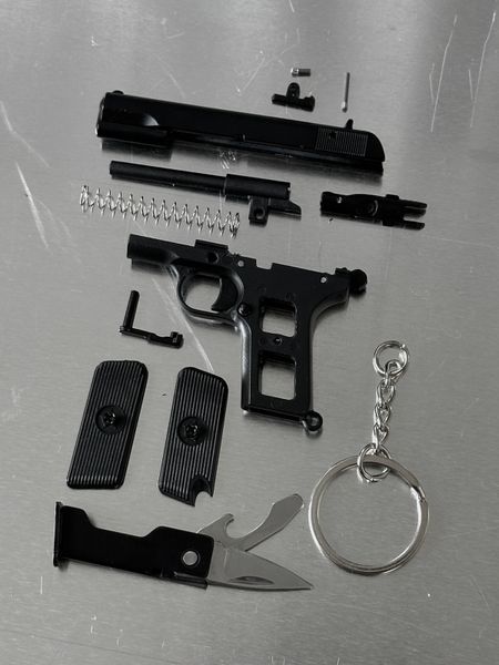 TT MultiTool розбірний брелок-пістолет, чорний з сірим BREL-115.1 фото