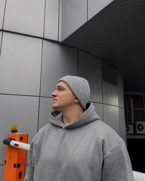 Шапка класична, сіра SHA-1.4 фото