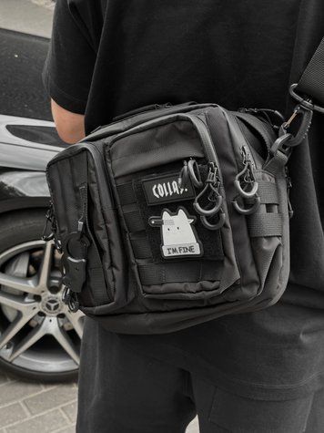 Tactical messenger XXL, чорний MES-10.1 фото