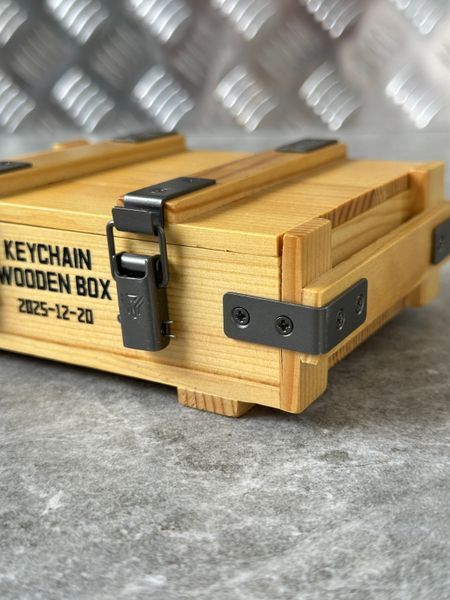 Деревʼяний кейс для брелоків &laquo;GunBox Wooden&raquo;, койот DOD-22.1 фото