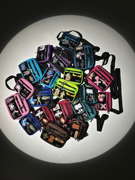 Месенджер з панеллю велкро mini (600D), світло-блакитний MES-17.9.18 фото
