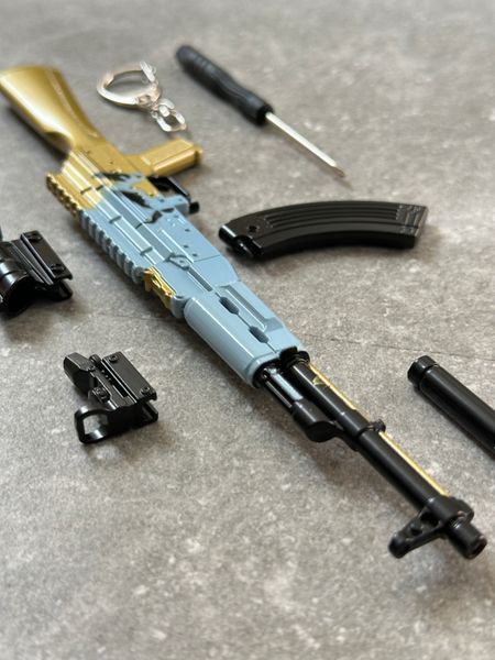 Розбірний брелок-модель автомата АК-47, скін &laquo;Patriot Edition&raquo; BREL-113 фото